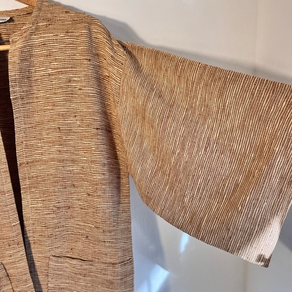 Mary Ann Restivo silk blend open front kimono style blazer/ cardigan/ jacket - Picture 8 of 9